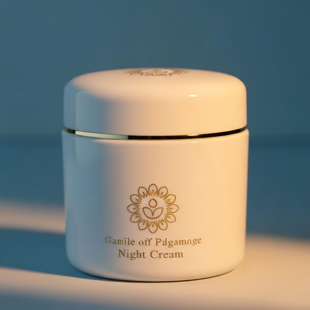 Women's nourishing night cream